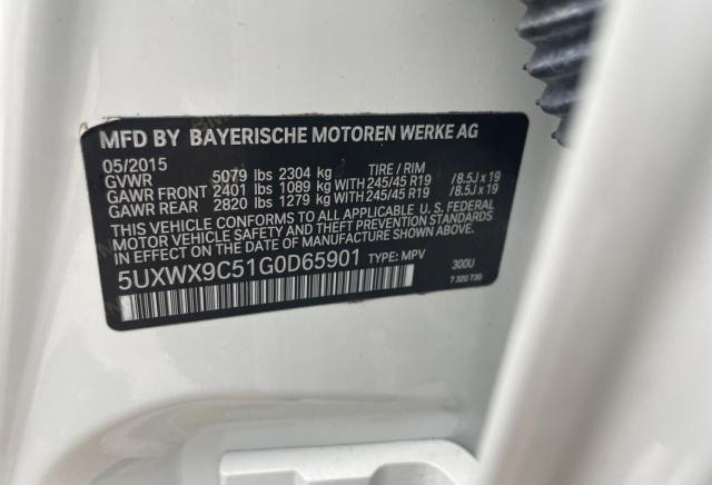 Паркетники BMW X3 2016 Білий