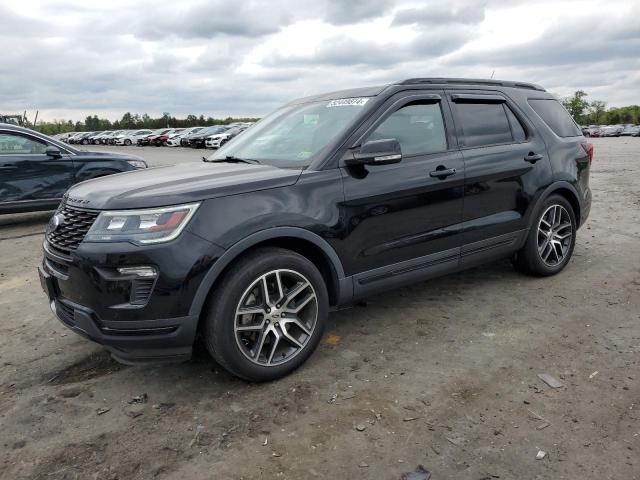 Lot #2519425992 2019 FORD EXPLORER S salvage car