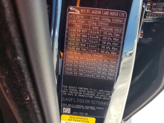 2019 JAGUAR E-PACE R-D - SADFL2GX2K1Z70885