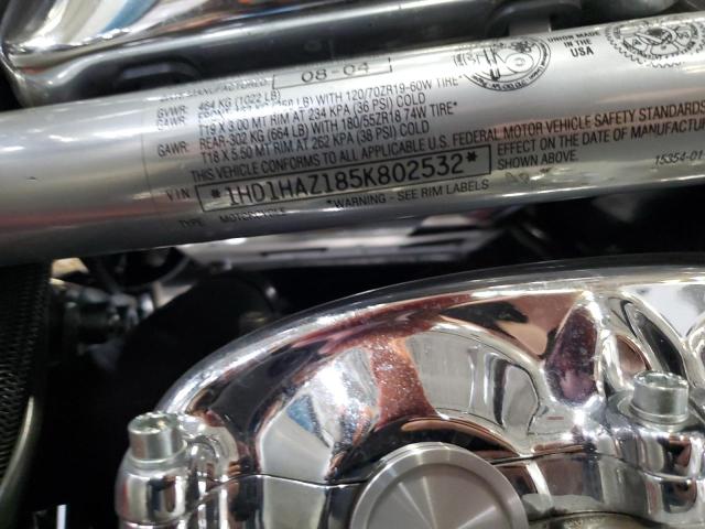 2005 HARLEY-DAVIDSON VRSCA 1HD1HAZ185K802532