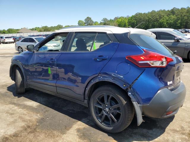 NISSAN KICKS S 2019 blue  gas 3N1CP5CU2KL482368 photo #3