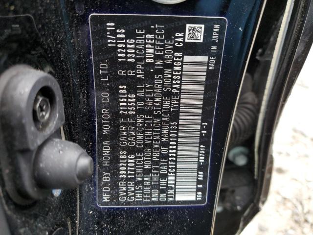 2019 Honda Civic Ex VIN: JHMFC1F33KX010135 Lot: 50744224