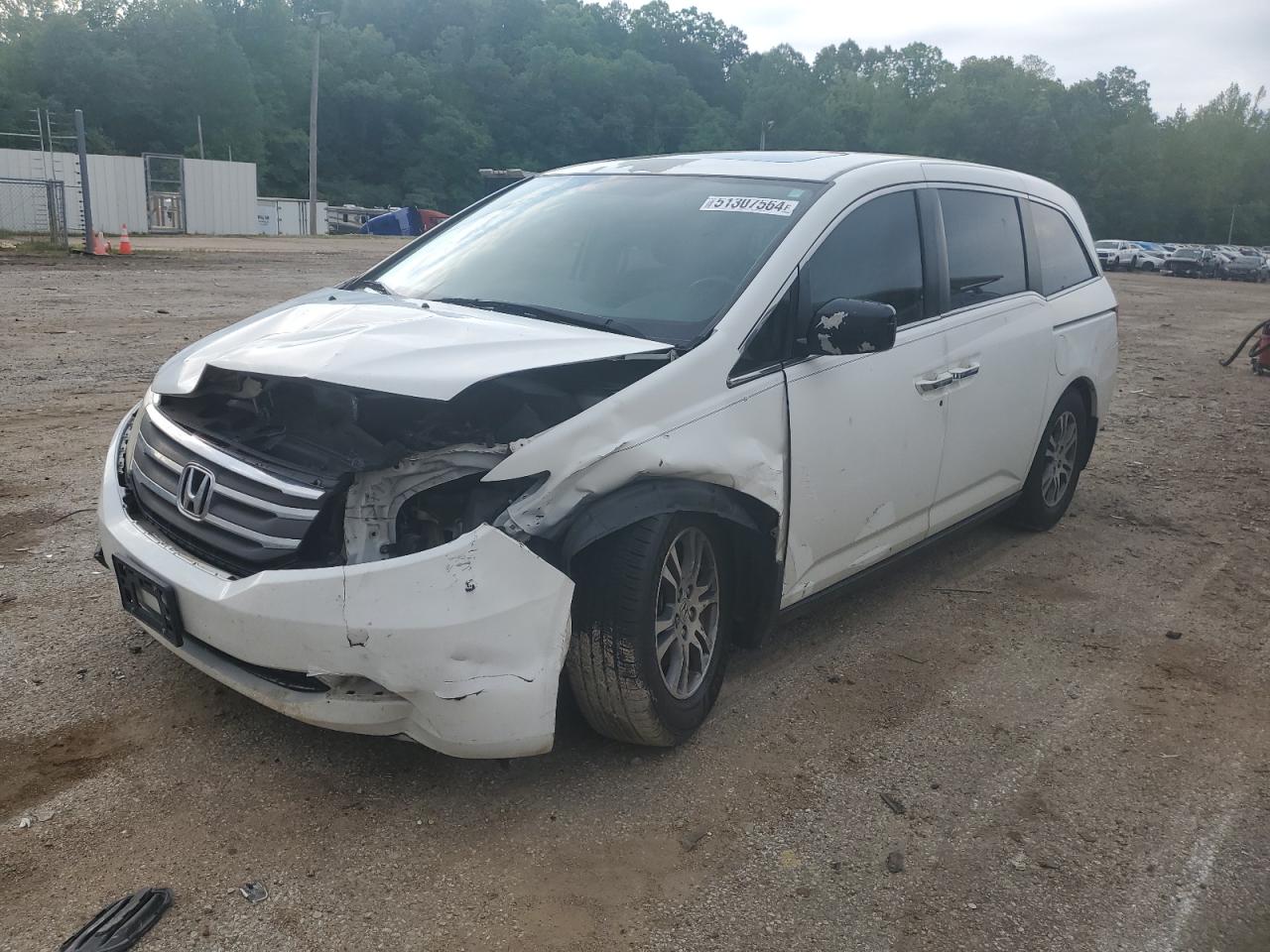 5FNRL5H69DB072360 2013 Honda Odyssey Exl