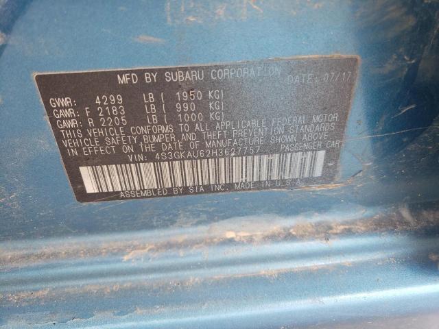 2017 SUBARU IMPREZA LI - 4S3GKAU62H3627757