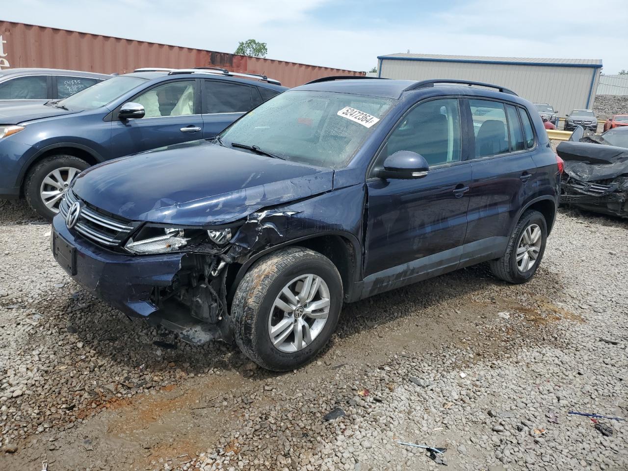 2015 Volkswagen Tiguan S vin: WVGAV7AX0FW573699