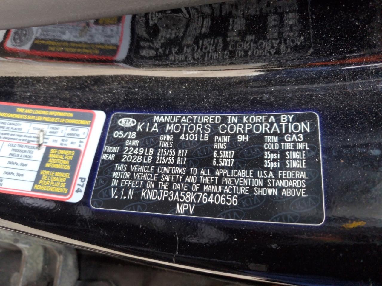 KNDJP3A58K7640656 2019 Kia Soul +