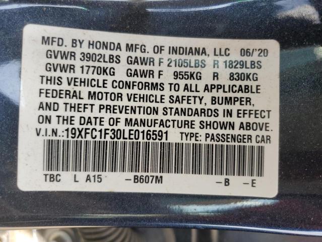 19XFC1F30LE016591 Honda Civic EX 13