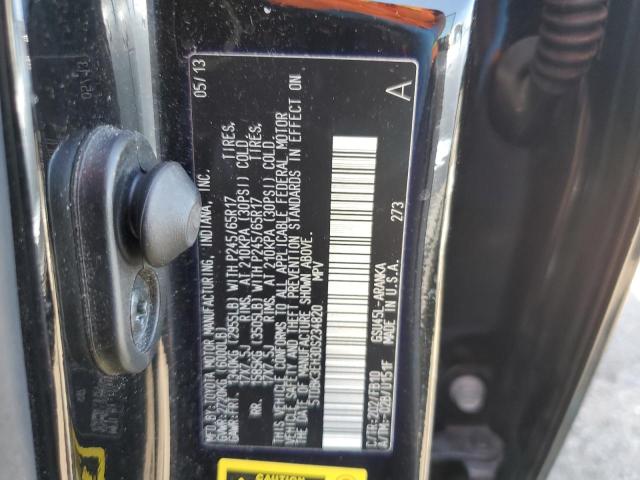 2013 Toyota Highlander Base VIN: 5TDBK3EH3DS234820 Lot: 50088324