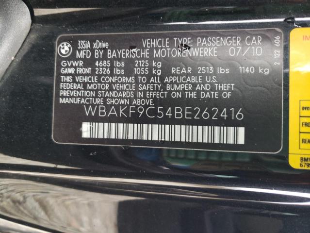 WBAKF9C54BE262416 2011 BMW 335 Xi