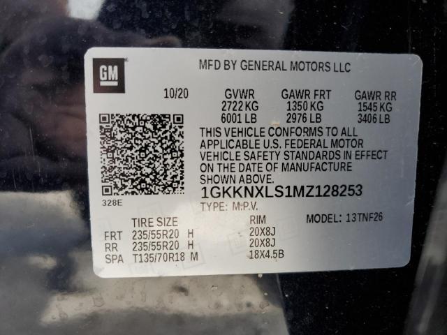 2021 GMC Acadia Denali VIN: 1GKKNXLS1MZ128253 Lot: 50988344