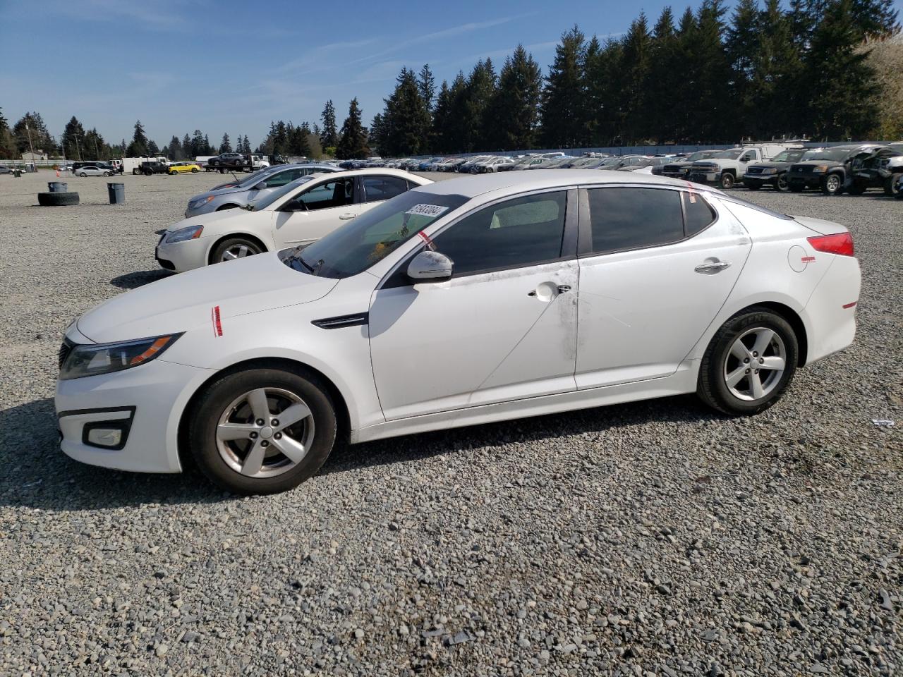 2014 Kia Optima Lx vin: KNAGM4A73E5463053