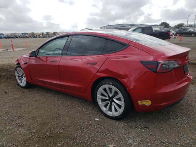 5YJ3E1EB7NF338700 2022 TESLA MODEL 3 - Image 2