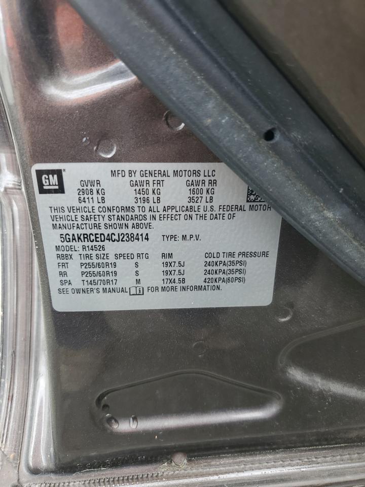 5GAKRCED4CJ238414 2012 Buick Enclave