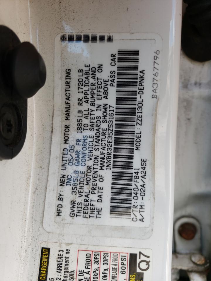 1NXBR32E35Z531617 2005 Toyota Corolla Ce