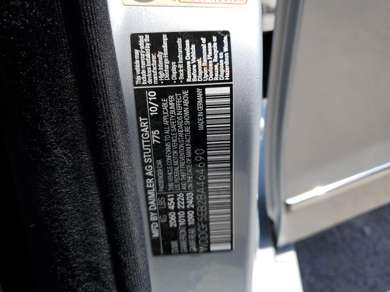 WDDGF5EB2BA464690 2011 Mercedes-Benz C 300