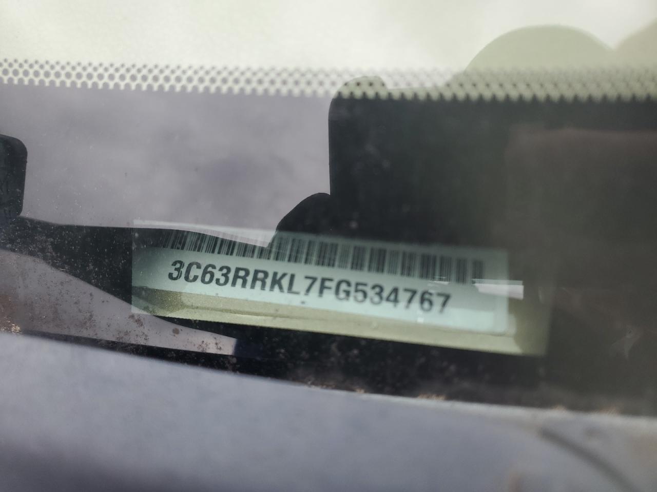 3C63RRKL7FG534767 2015 Ram 3500 Longhorn