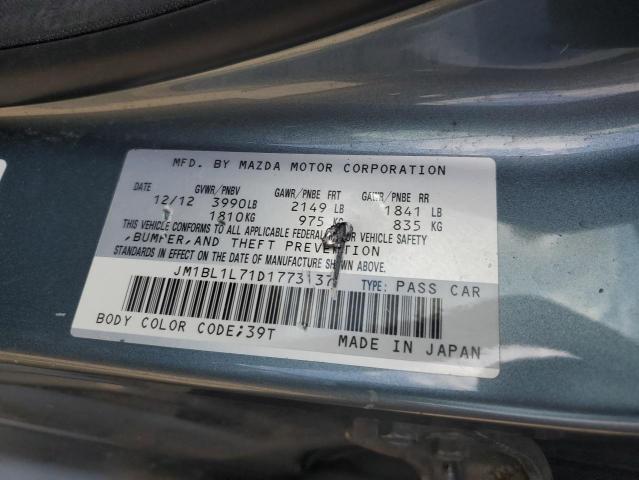 2013 Mazda 3 I VIN: JM1BL1L71D1773137 Lot: 52623454