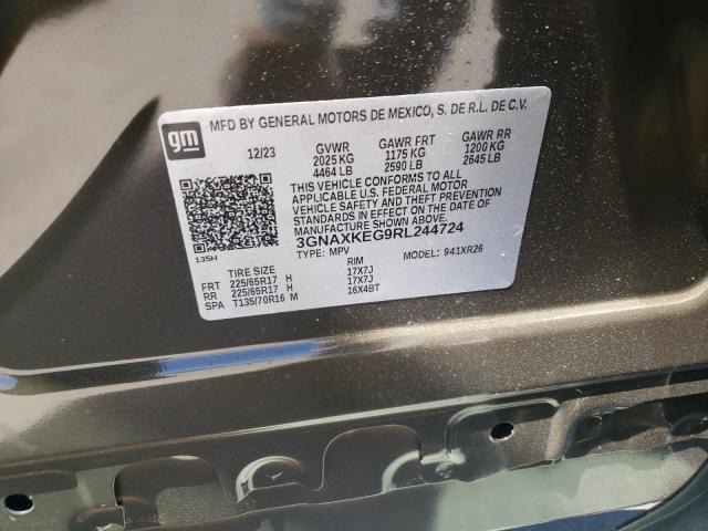 2024 CHEVROLET EQUINOX LT - 3GNAXKEG9RL244724
