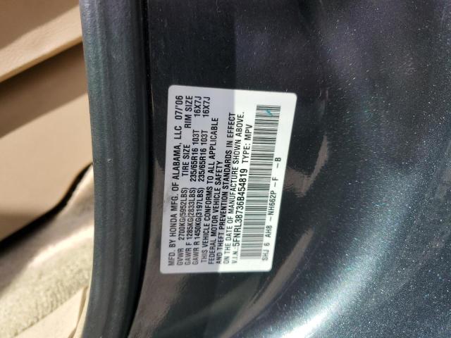 2006 Honda Odyssey Exl VIN: 5FNRL38736B454819 Lot: 50462774