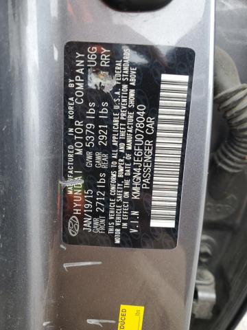 2015 HYUNDAI GENESIS 3. - KMHGN4JE6FU078040