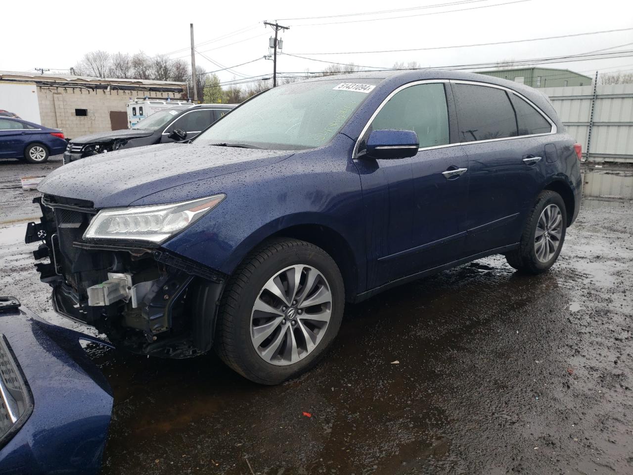 5FRYD4H48EB005721 2014 Acura Mdx Technology