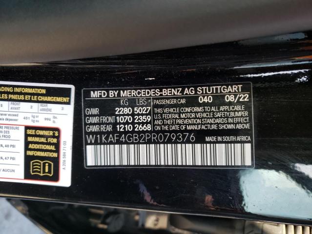 VIN W1KAF4GB2PR079376 2023 Mercedes-Benz C-Class, 300 no.12