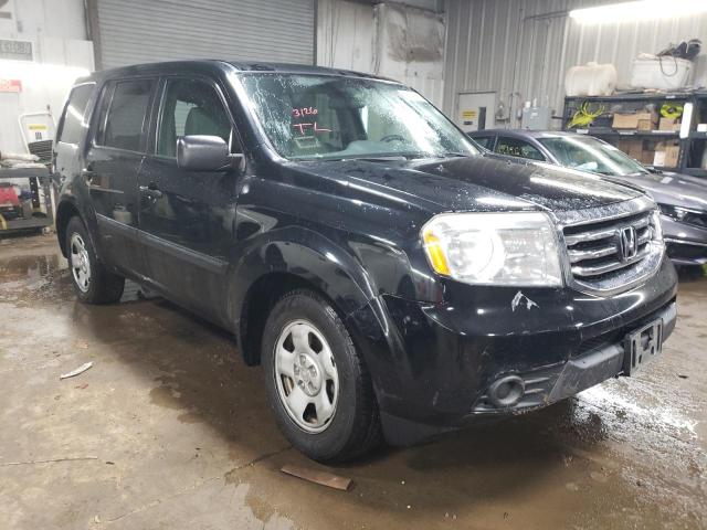 Lot #2449023125 2015 HONDA PILOT LX salvage car