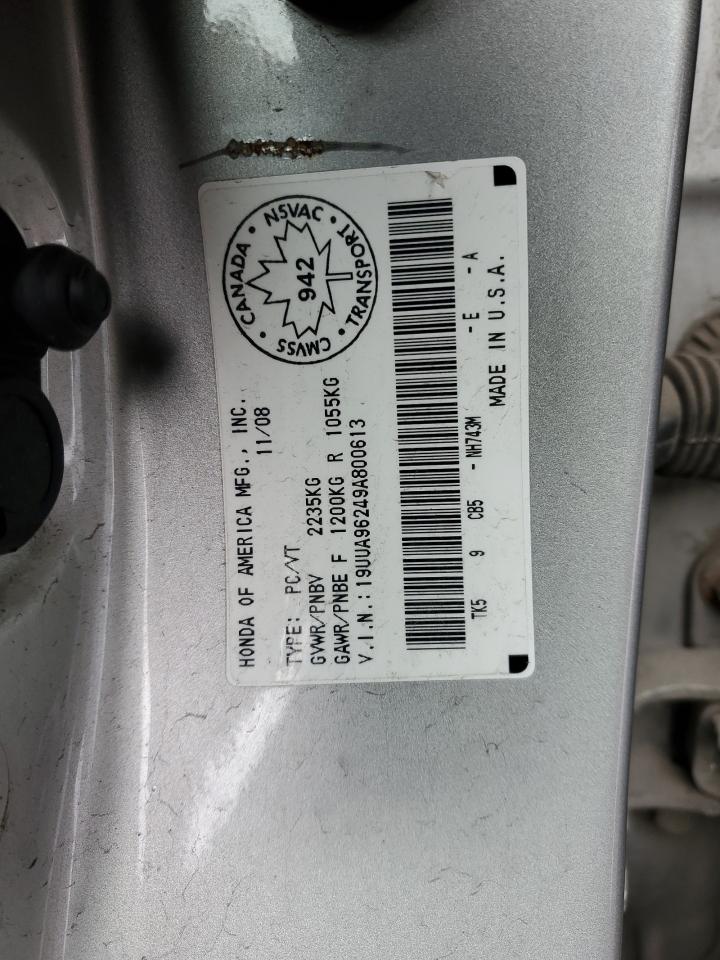 19UUA96249A800613 2009 Acura Tl