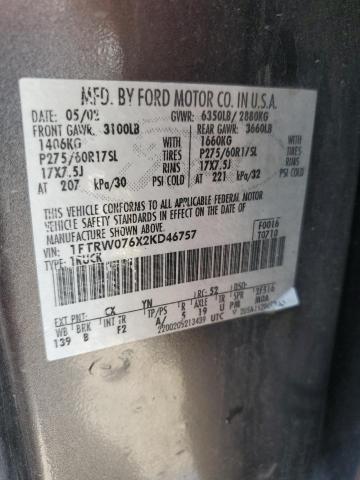 2002 Ford F150 Supercrew VIN: 1FTRW076X2KD46757 Lot: 51066324