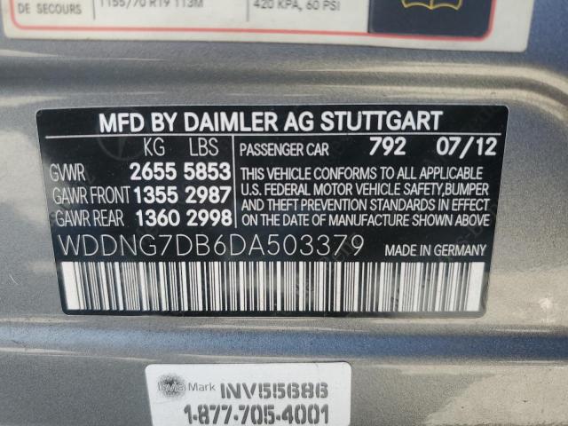 VIN WDDNG7DB6DA503379 2013 Mercedes-Benz S-Class, 550 no.12