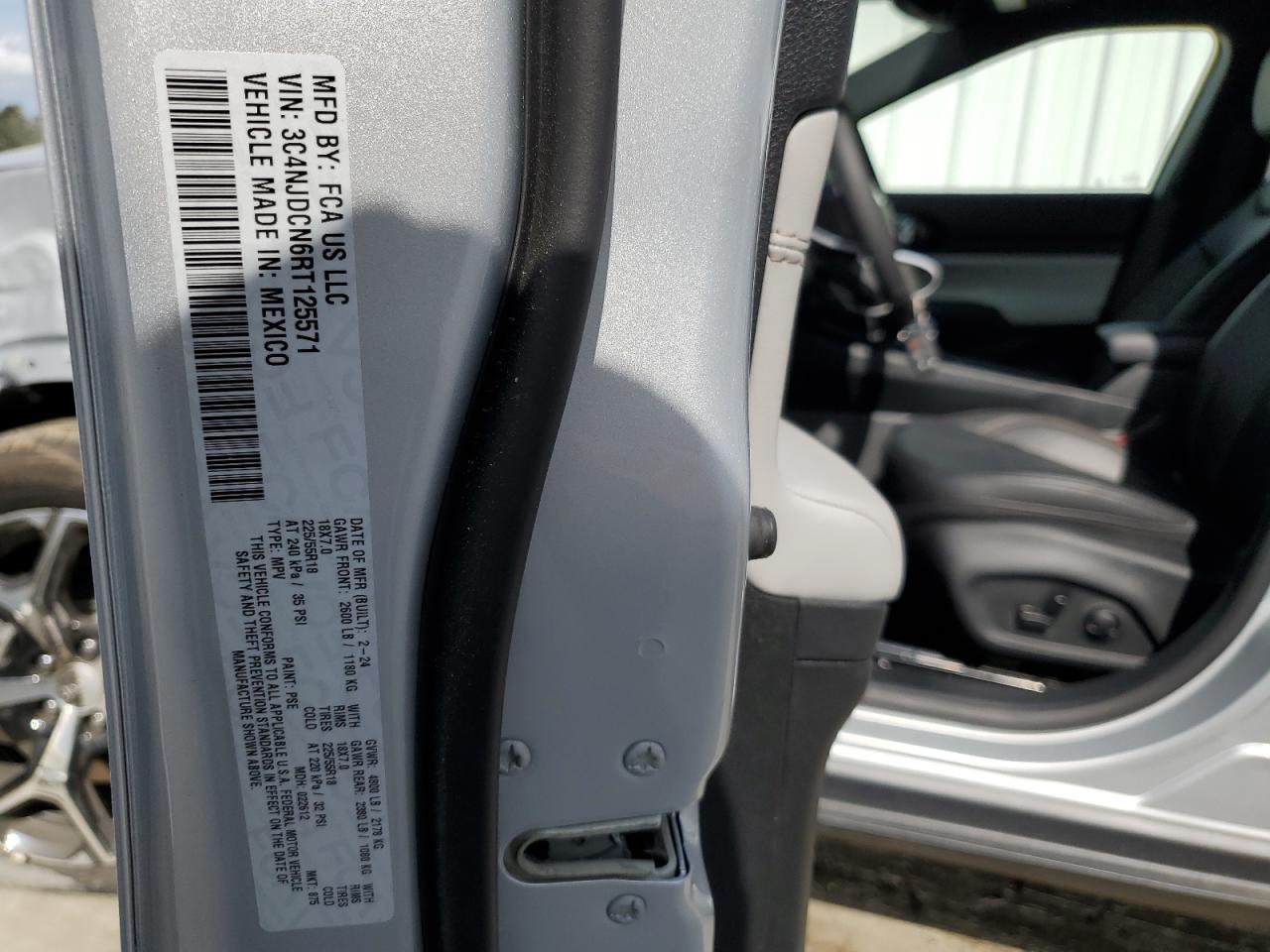 3C4NJDCN6RT125571 2024 Jeep Compass Limited