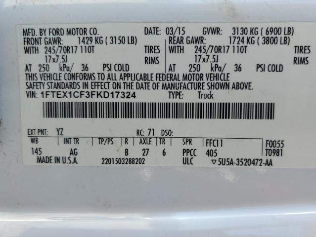 1FTEX1CF3FKD17324 2015 FORD F-150 - Image 12