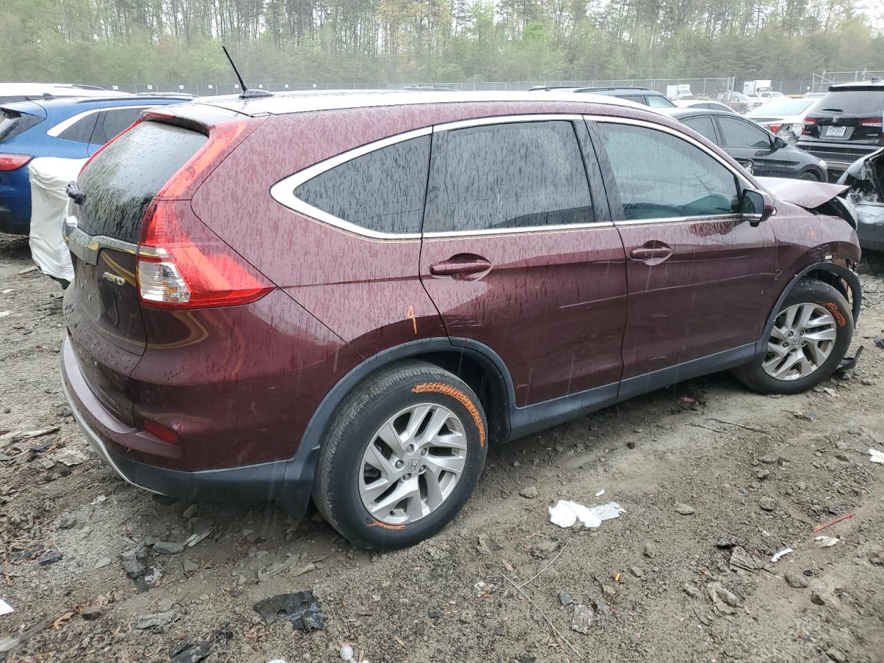 2HKRM4H73FH648304 2015 Honda Cr-V Exl