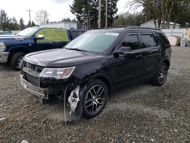 Lot #2524132634 2017 FORD EXPLORER S salvage car