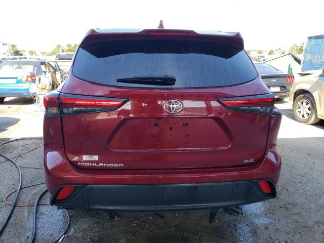 VIN 5TDGZRAH5MS038890 2021 Toyota Highlander, Xle no.6