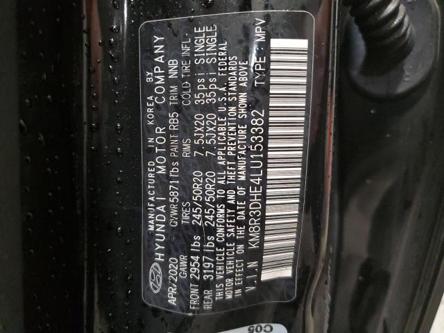 KM8R3DHE4LU153382 Hyundai Palisade S 13