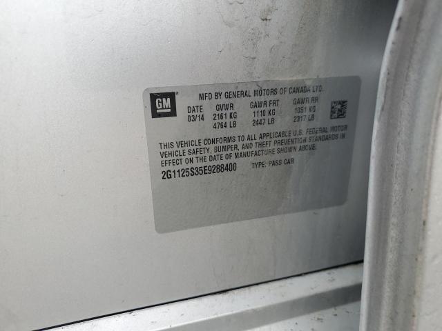 2014 Chevrolet Impala Lt VIN: 2G1125S35E9288400 Lot: 49777064