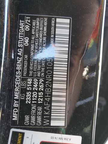 2022 MERCEDES-BENZ C 300 4MAT - W1KAF4HB2NR010537