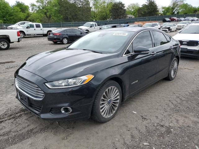 Lot #2508217363 2014 FORD FUSION TIT salvage car