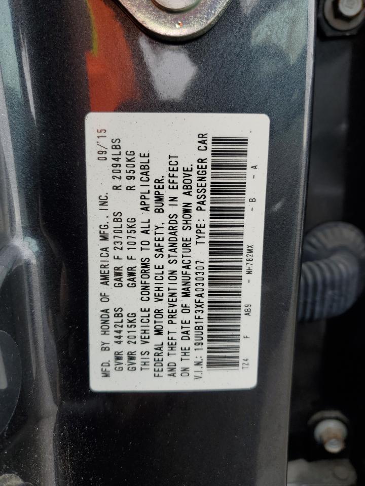 19UUB1F3XFA030307 2015 Acura Tlx