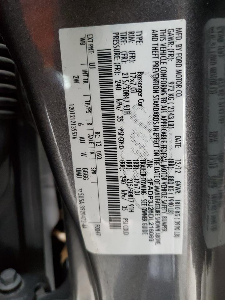 1FADP3J26DL216069 2013 Ford Focus Titanium