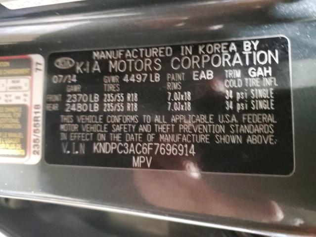 2015 Kia Sportage Ex VIN: KNDPC3AC6F7696914 Lot: 50908674