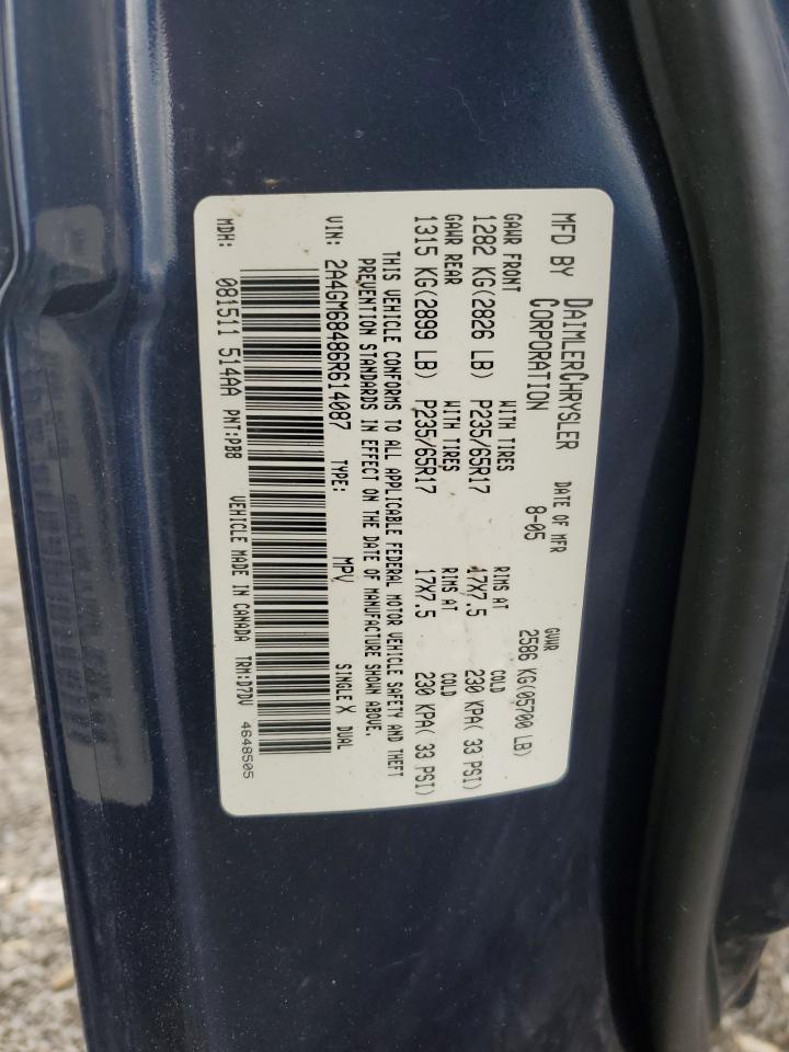 2A4GM68486R614087 2006 Chrysler Pacifica Touring