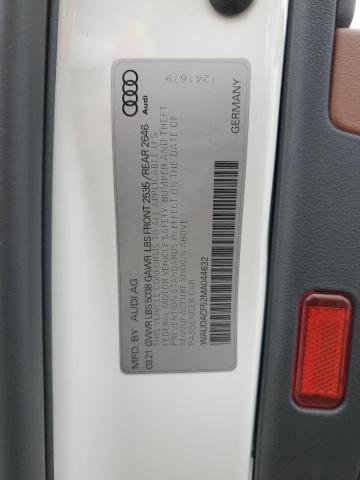  AUDI A5 2021 Білий