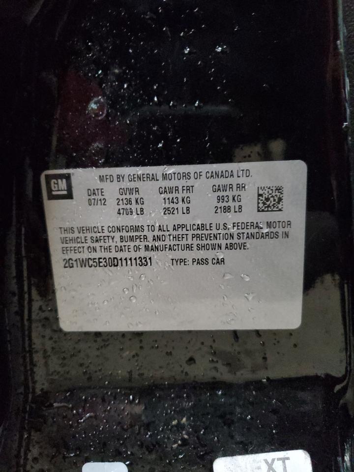 2G1WC5E30D1111331 2013 Chevrolet Impala Ltz