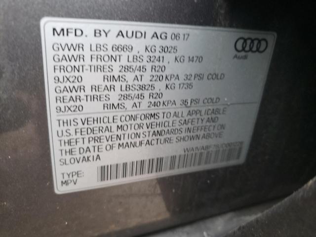 VIN WA1VABF78JD001226 2018 Audi Q7, Prestige no.13