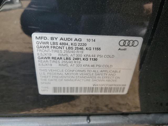 2015 Audi Q3 Prestige VIN: WA1GFCFS6FR005368 Lot: 51186794