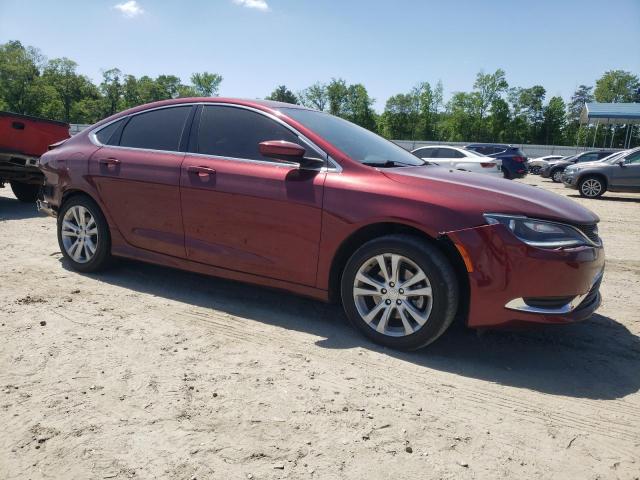 Седани CHRYSLER 200 2017 Бордовий