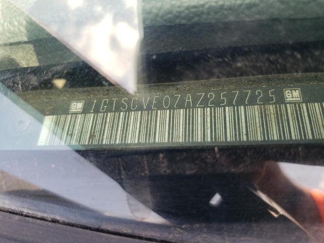 2010 GMC Sierra C1500 Sle VIN: 1GTSCVE07AZ257725 Lot: 51363024