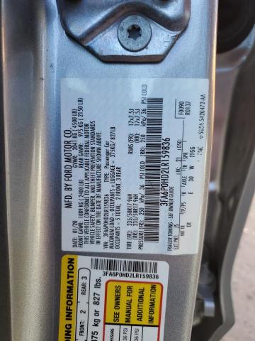 3FA6P0HD2LR159836 Ford Fusion SE 13